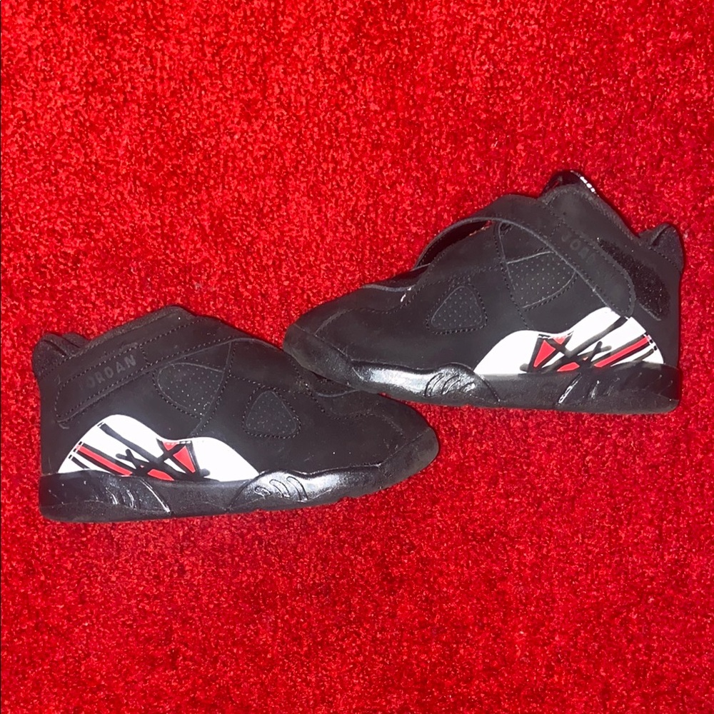 Jordan Kids Black and Red Shoes